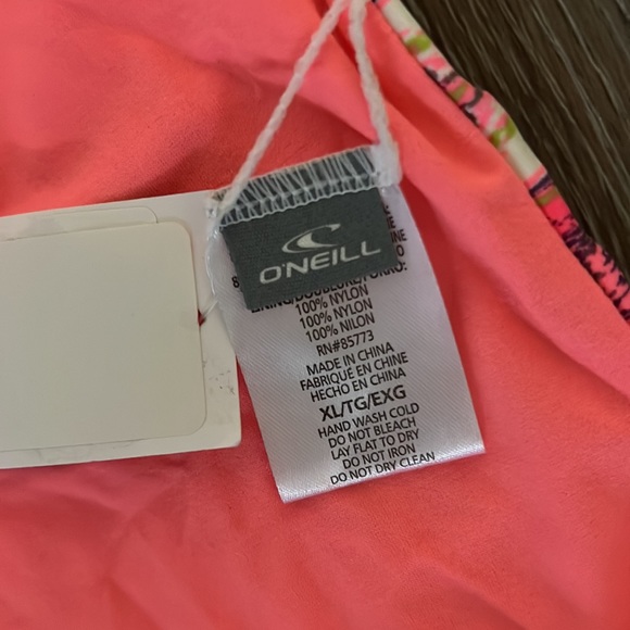 NWT O’Neill vindaloo twist neon pink green purple print bikini swim bottoms XL - Picture 6 of 8